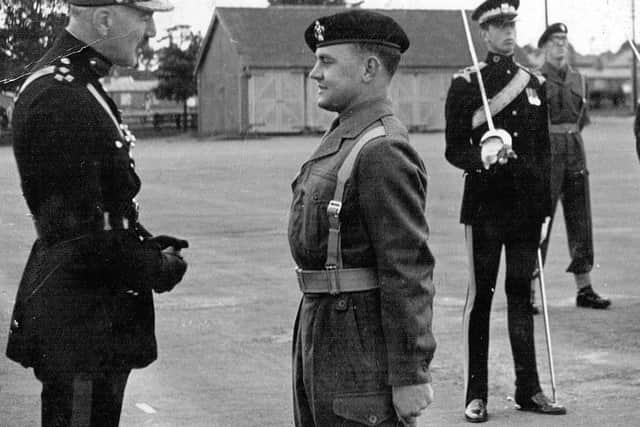 Jimmy McIntosh and to his right is the Duke of Kent.