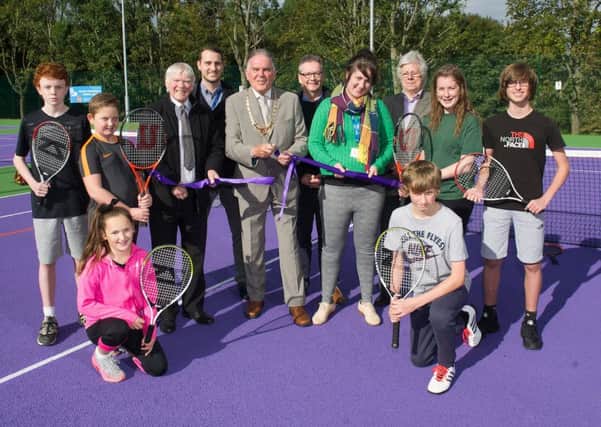 Dollar Park tennis courts official opening