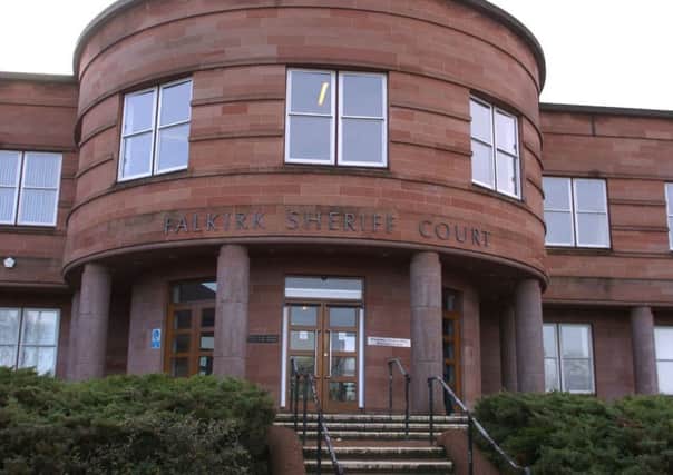 Crawford appeared a Falkirk Sheriff Court