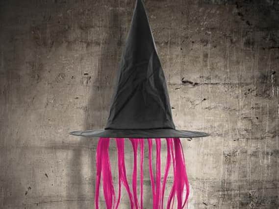 The witch's hat being recalled comes in a range of colours.