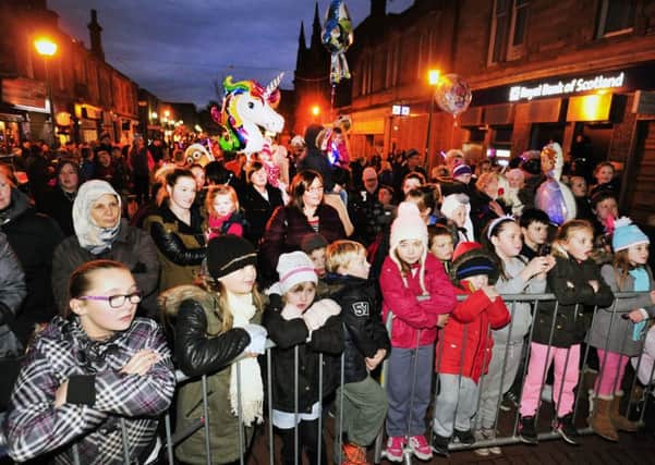 It's Grangemouth's turn for a festive feast this weekend with the town's big lights switch-on