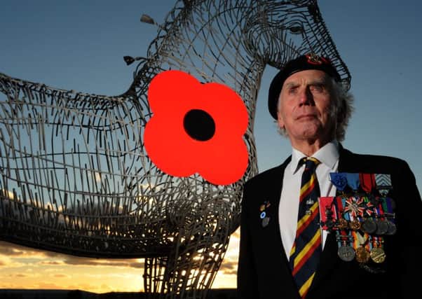 Heroic effort...by World War Two veteran Ian Forsyth MBE in raising funds