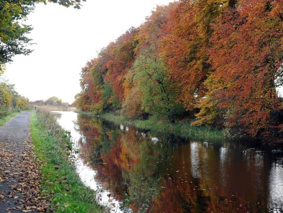 The woman's boy was recovered from the Forth & Clyde Canal yesterday (Picture: Michael Gillen)