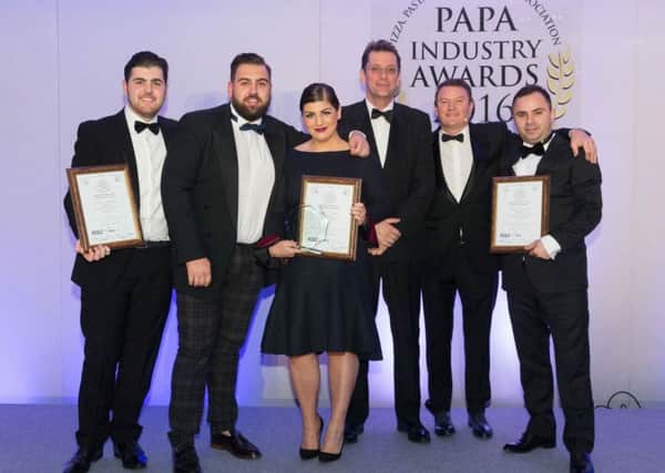 Amodo Mios brother and sister team Giovanni and Carolina enjoy the spotlight at this years PAPA awards
