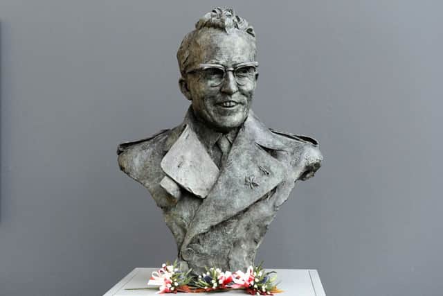 The bronze bust of Thomas Clement Douglas