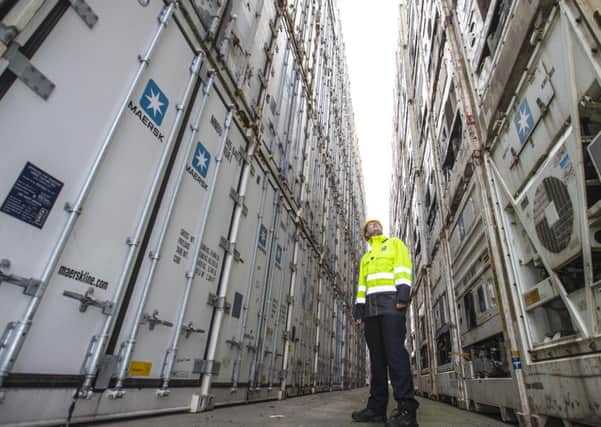 Derek Knox, port manager at Grangemouth