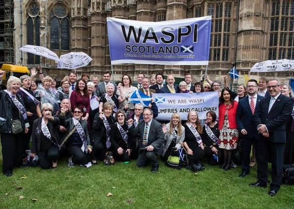 WASPI members from across the country took part in a lobby at the House of Commons