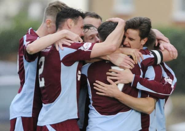 Stenhousemuir had plenty to celebrate with a remarkable win at Airdrie