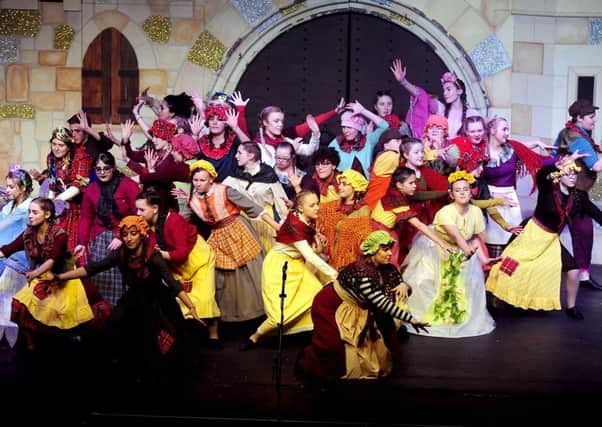 Falkirk Youth Theatre's pantomime was a magnificent show, up there with the best of them.