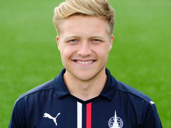 Peter Grant made an overdue return to the Bairns' first team. Pic by Michael Gillen