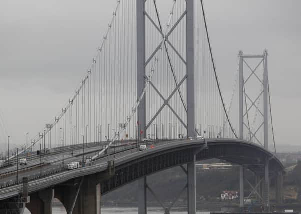Forth Road Bridge closure on 12/12/15. Pic by Scott Louden.