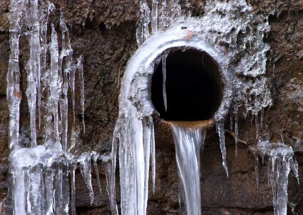 The Scottish Water winter campaign aims to prevent frozen or burst pipes caused by freezing conditions.