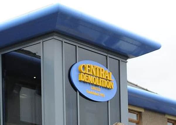 Bonnybridges Central Demolition is one of the local businesses to benefit from the multi-million pound contract
