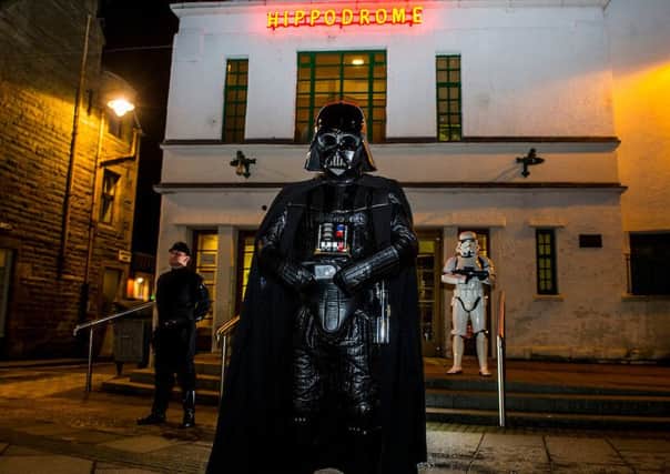 Star Wars characters at the Hippodrome in Bo'ness for a showing of Rogue One: A Star Wars Story