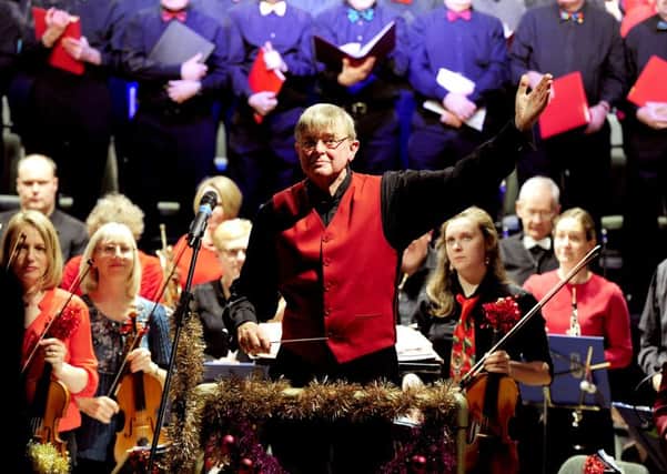 Bob Tait retires after 34 years conducting the Bairns' Christmas show. Picture: Michael Gillen