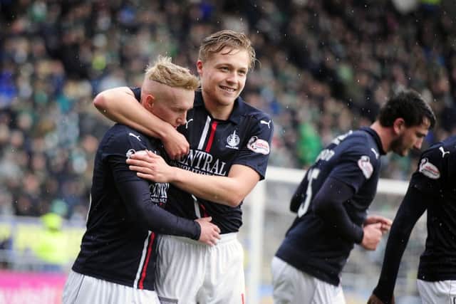 Peter Houston admitted there was little between the Falkirk and Hibs but his side had been too inconsistent