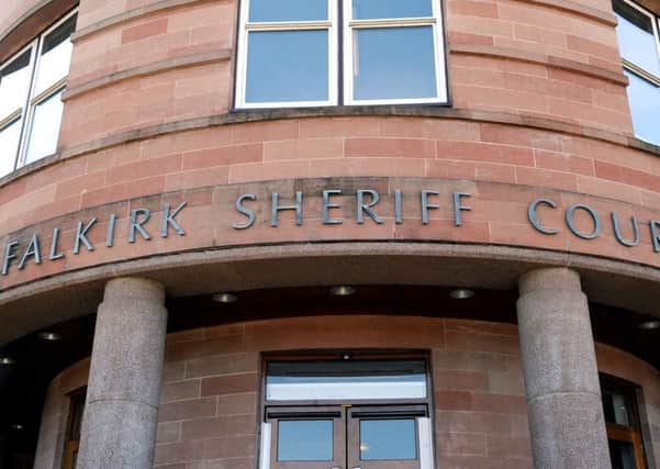 Womans drunken behaviour was revealed at Falkirk Sheriff Court.