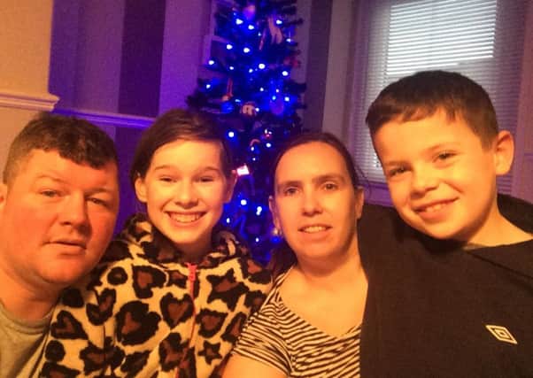 The Stoddart family are delighted to have a holiday to look forward to