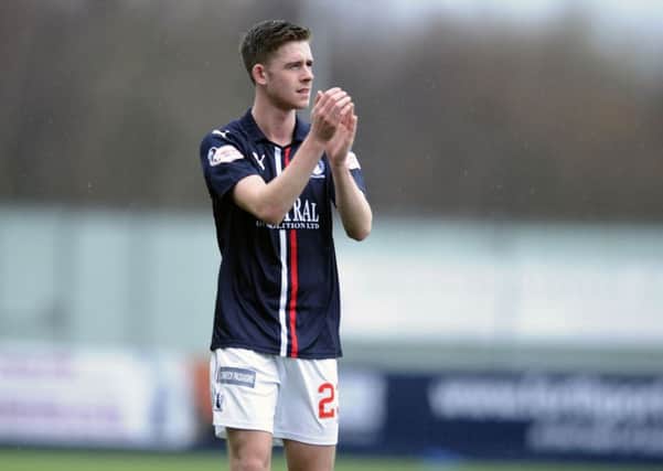 Tony Gallacher has impressed and attracted interest from big clubs since breaking into the Bairns first team. Pic by Michael Gillen.