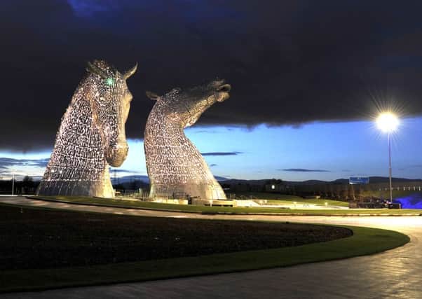 The Kelpies and the Helix are a big draw for all ages come rain or shine