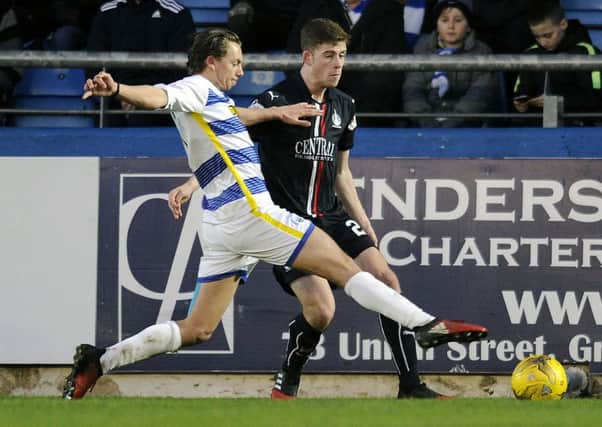 It was a dismal day at Greenock for Tony Gallacher and Falkirk