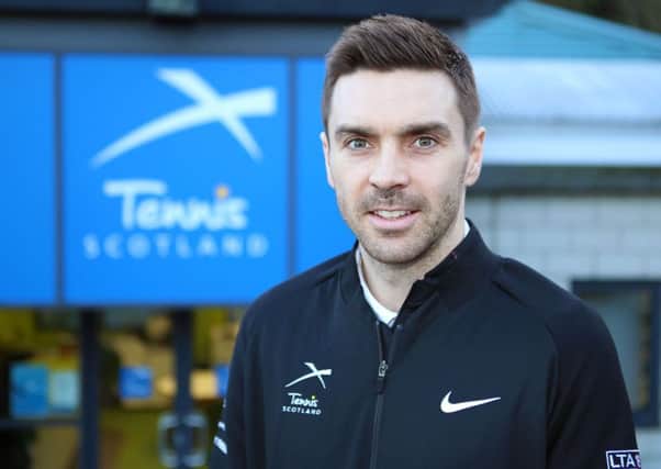 New Tennis Scotland national coach Colin Fleming