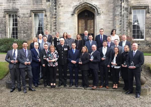 The winners from the recent Scottish Policing Excellence Awards 2016.