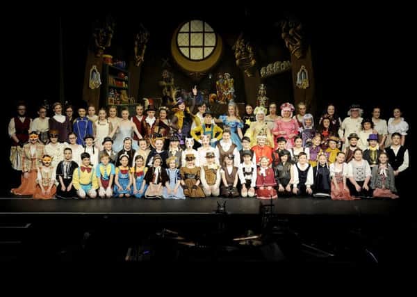 The full cast of Big Bad Wolf's Pinocchio. Picture: Michael Gillen