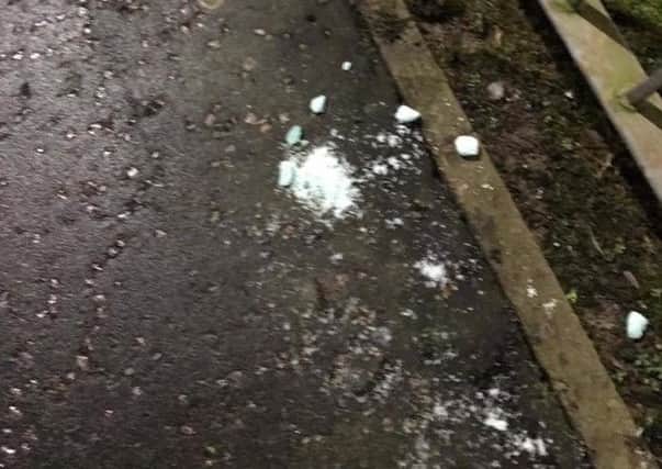 The substance, which is believed to be rat poison, was found on the canal tow path near Tesco Redding