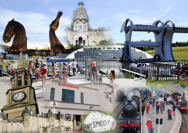 Falkirk must use its attractions to get the local economy booming again. Montage: Michael Gillen