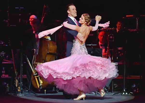 Anton and Erin will be performing in 'Swing Time'.