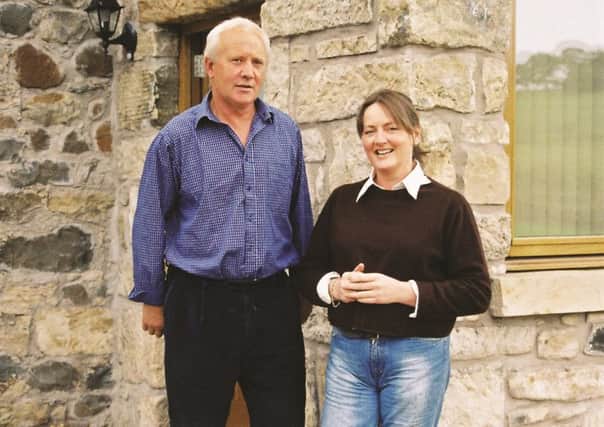 In good stead...Iain and Jacqui have transformed  a rundown part of the steading into a four bedroom guest house.