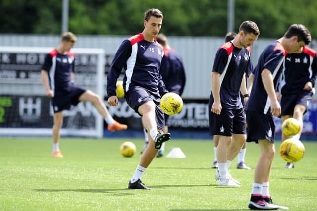 Falkirk training overran this week with the Bairns ironing out the problems from the weekend.