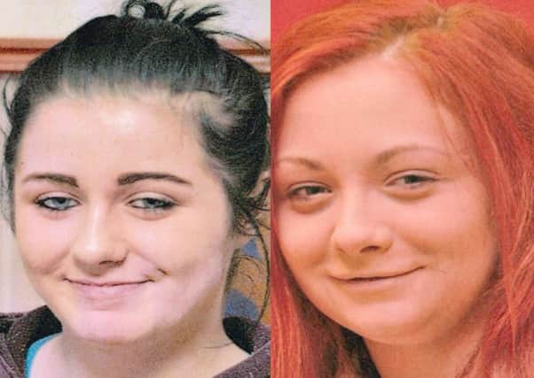 Chelsea Young and Caroline Williamson are believed to have been in Falkirk