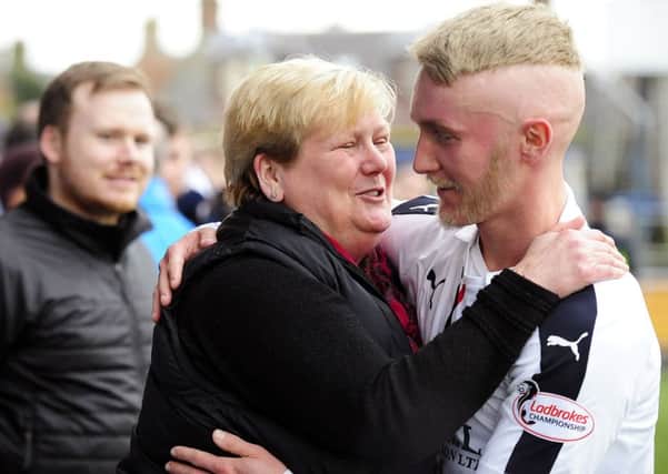 Craig Sibbald makes his mum's day by scoring on her birthday. Picture: Michael Gillen