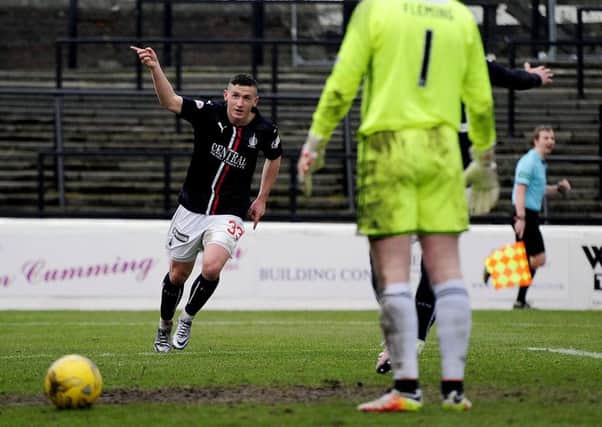 Fraser Aird scored his first for Falkirk on Saturday.