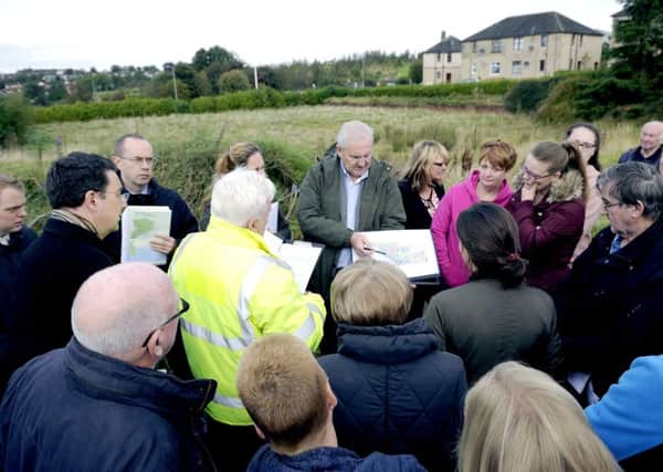 Councillors from the councils planning committee arranged a site visit at the location in September last year. Picture: Michael Gillen