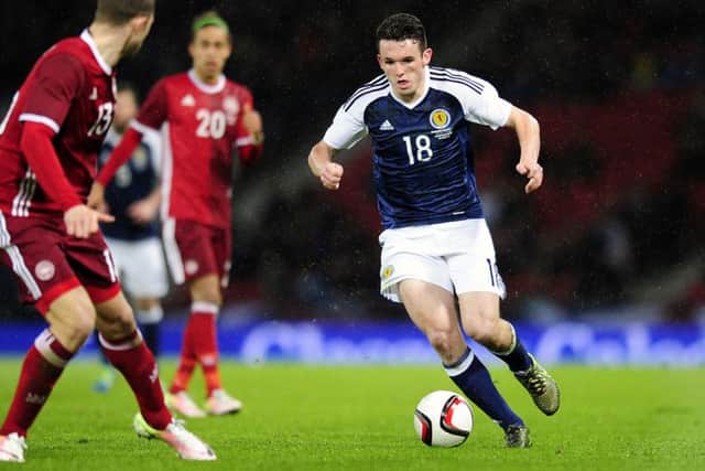 John McGinn  has been called up to Gordon Strachan's recent squads. Pic by Michael Gillen.