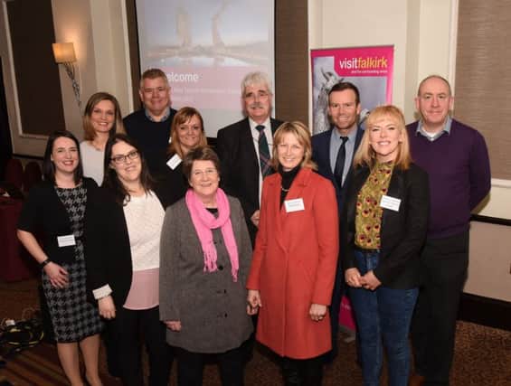 Representatives of the group of Falkirk businesses and organisations which secured  Â£18,300 from Visit Scotland's Growth Fund