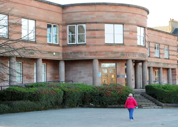 Alistair Stevenson was jailed when he appeared at Falkirk Sheriff Court