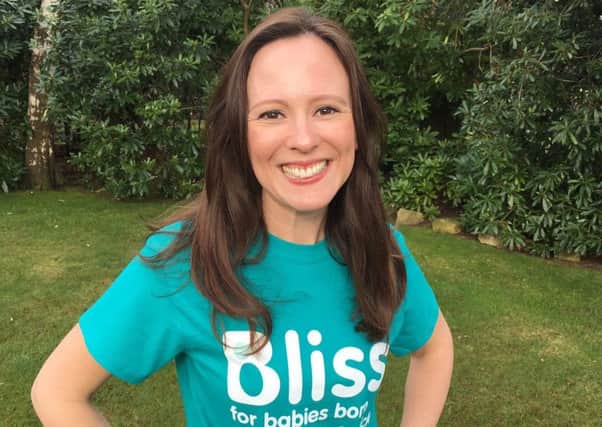 Lady Sarra Hoy is the official ambassador for Bliss Scotland.