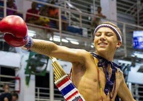 Jordan Coe, 20, from Falkirk a Thai boxer who has died suddenly in Thailand. Picture: Contributed