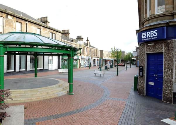 The RBS branch in Grangemouth town centre