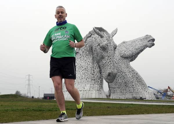 Alan Lindsay has set himself the challenge of running 1000 miles in 2017. Picture: Michael Gillen