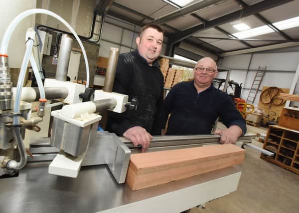 Martin and David Finlay, of MD Finlay Joinery Ltd in Bankside Industrial Estate