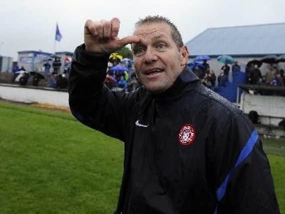 Bo'ness United manager Allan McGonigal