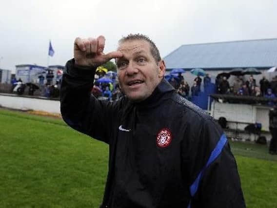 Allan McGonigal remains very keen for Bo'ness United to quit junior football and join the Lowland League