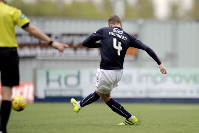 Austin and Muirhead were on target for the Bairns again. Picture by Michael Gillen.