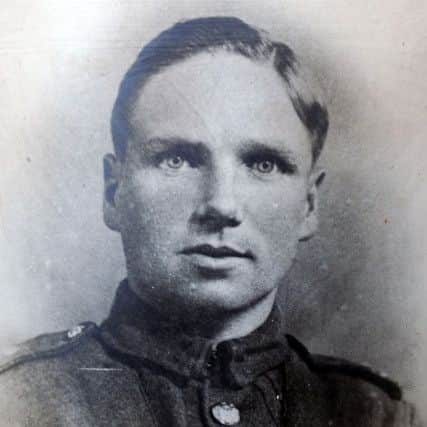 Michael's grandfather, Michael Sylvester McMahon of the Royal Munster Fusiliers.