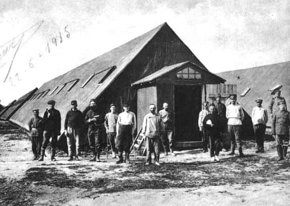 Conditions were harsh for prisoners of ward at the Munster Camp where Michael was also held for a time